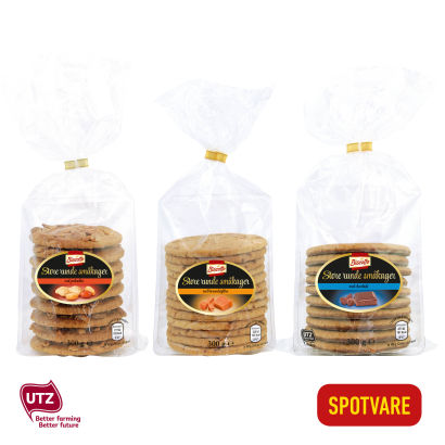 Store runde småkager