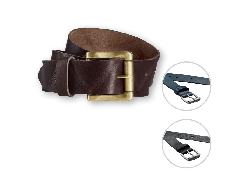 LIVERGY Mens' Leather Belt