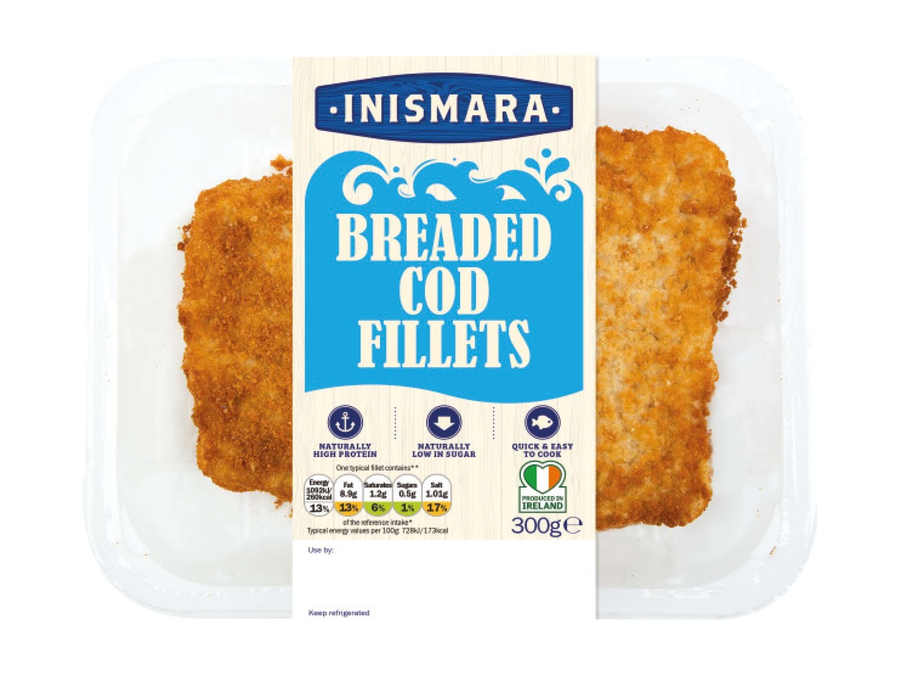 2 Breaded Cod Fillets