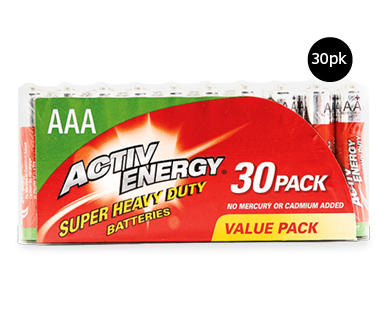 Super Heavy Duty Batteries 30pk