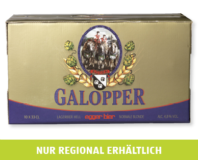 EGGER BIER WORB Galopper Lagerbier hell