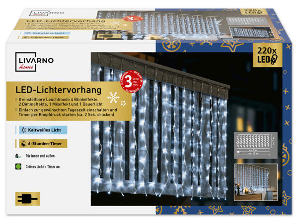 LED-Lichtervorhang