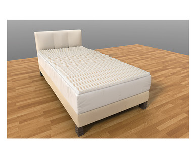 Huntington Home Twin/Twin XL or Full 1.5" Foam 5-Zoned Topper
