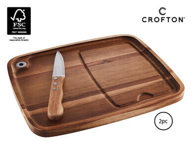 Steak Serving Boards with Steak Knife
