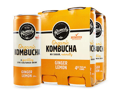 Remedy Assorted Kombucha 4 x 250ml