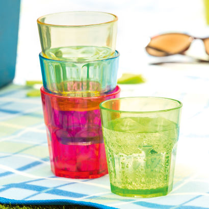 Plastic drinkbekers, 4 st.