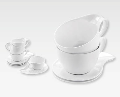 Lot de tasses à café design CROFTON(R)
