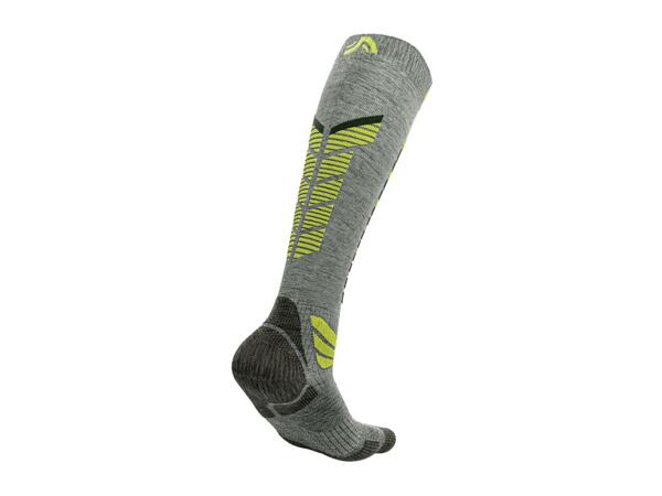 CRIVIT Kids' Grey & Yellow Winter Sports Socks - 1 Pair