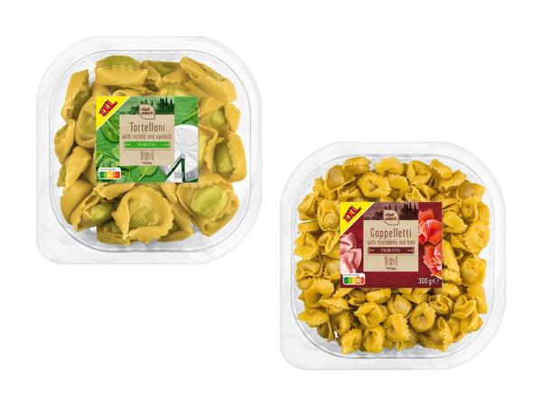 Pâtes fraîches aux œufs farcies XXL