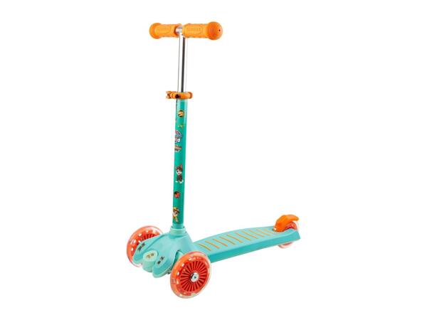 Tri-Scooter With LED Wheels - Blue