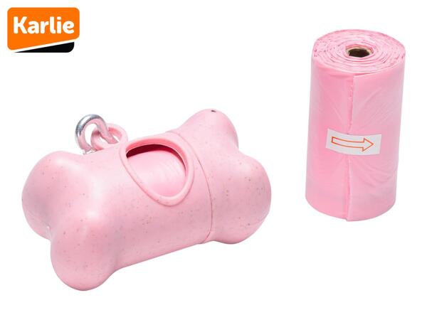 Pink Karlie Poop Bag Holder