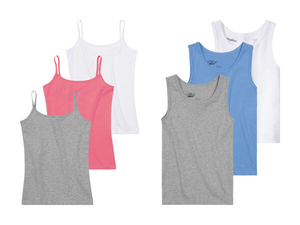 Maillots de corps/débardeurs, lot de 3