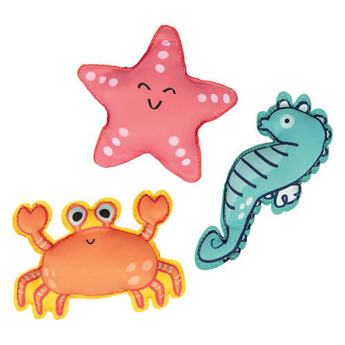 3 Piece Sea Animals Shaped Neoprene Dive Toys