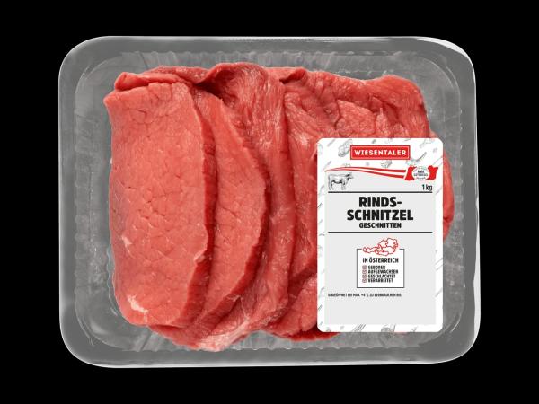 Frische Rindsschnitzel