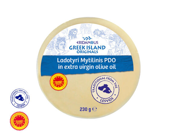 Ost i extra jungfruolja från Lesbos