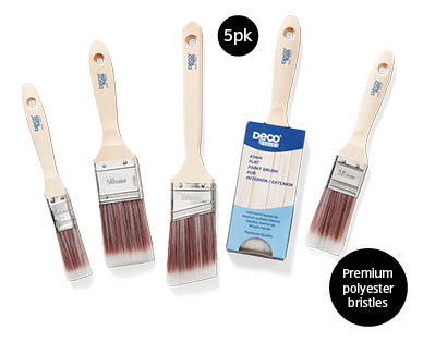 Premium Paint Brush Set 5pk