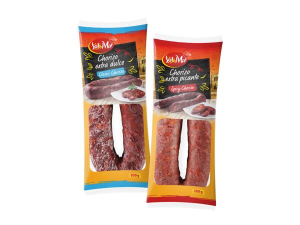 Chorizo pork salami