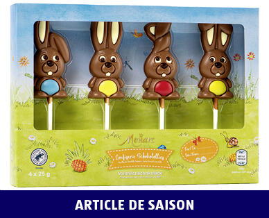 MONARC 
 SUCETTES DE CHOCOLATIER