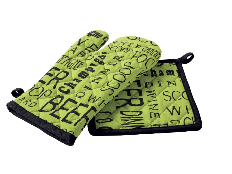 ERNESTO Pot Holder & Oven Glove Set