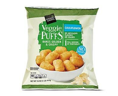 Season's Choice 
 Broccoli & Cheese or Cauliflower Veggie Puffs