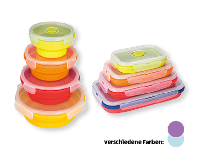 CROFTON(R) Silikon Lunchbox-Set, 4-teilig