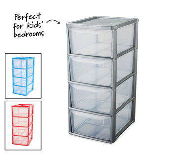 A4 4 Drawer Tower