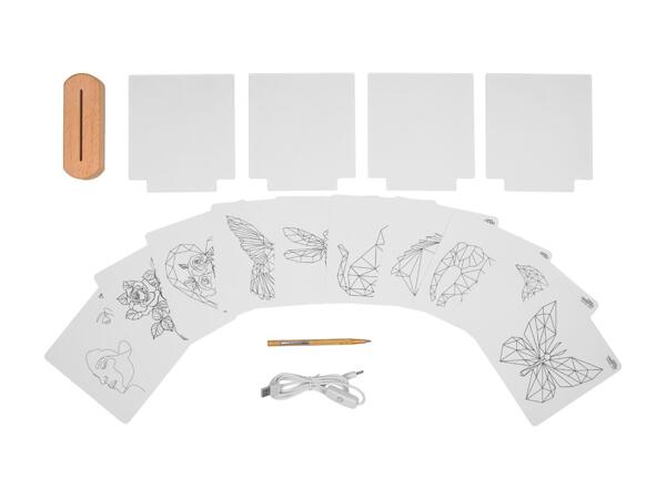 Set de bricolage pour éclairage décoratif LED, 17 pcs.