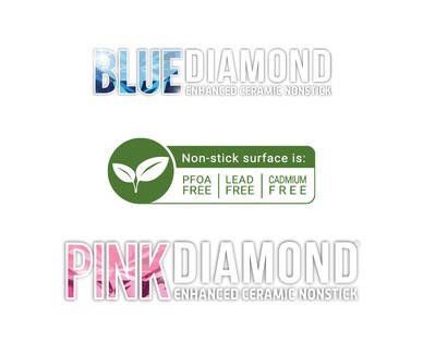 Blue Diamond or Pink Diamond Frypan – 28cm