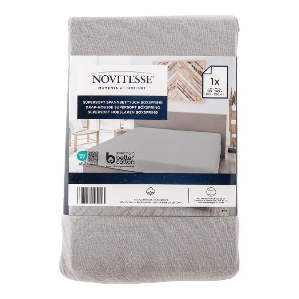 NOVITESSE(R) Superweiches Spannbetttuch für Boxspringbett