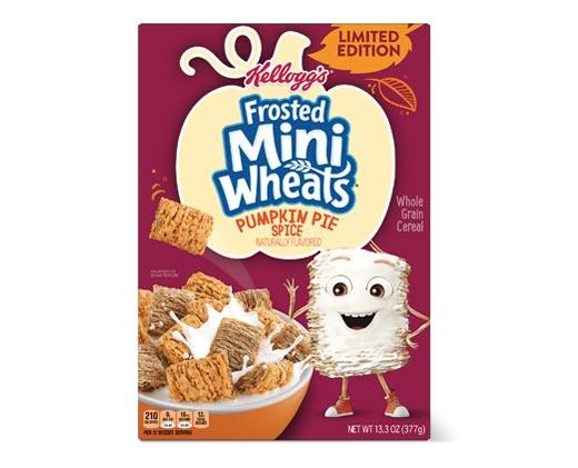 Kellogg's Special K or Mini Wheats Pumpkin Spice Cereal