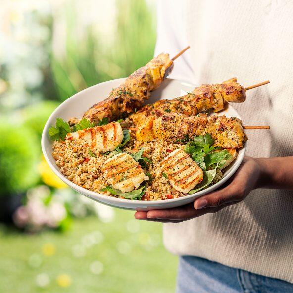 Brochette de poulet à l'ananas, 4 pcs