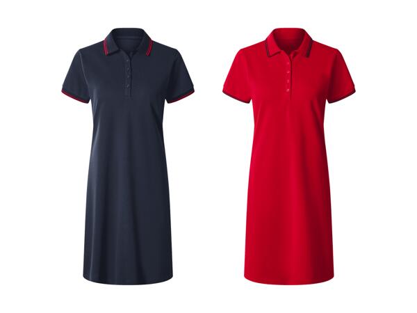 Robe polo en piqué