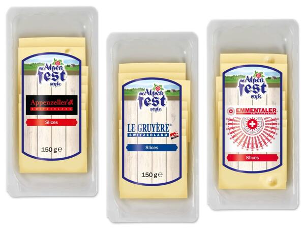 Schweizer Käse­scheiben