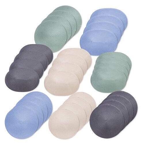 HOME CREATION Set tovagliette flocculate, 4 pezzi