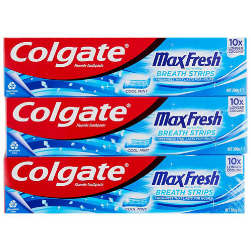 Max Fresh Toothpaste 3 x 200g