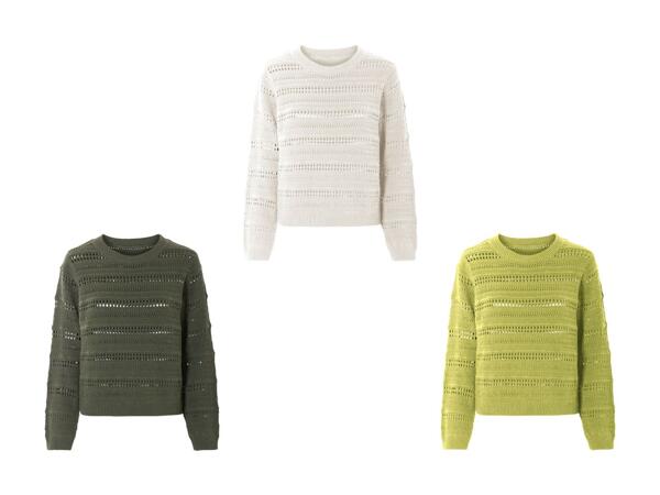 Pull en maille ajourée