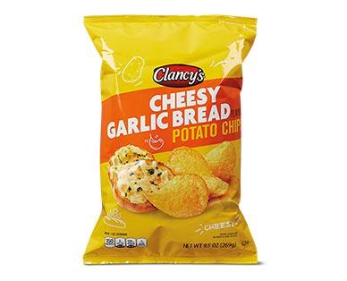 Clancy's 
 Cheesy Garlic Bread Potato Chips
