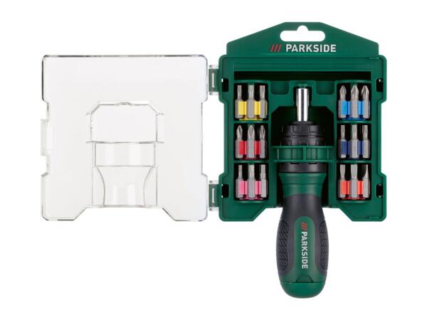 Parkside Ratchet Screwdriver Bit Set