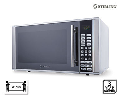 STAINLESS STEEL 30L MICROWAVE WITH GRILL AND CONVECTION FUNCTION