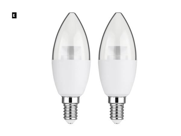 LIVARNO HOME(R) Dæmpbar LED-pære 2-pak
