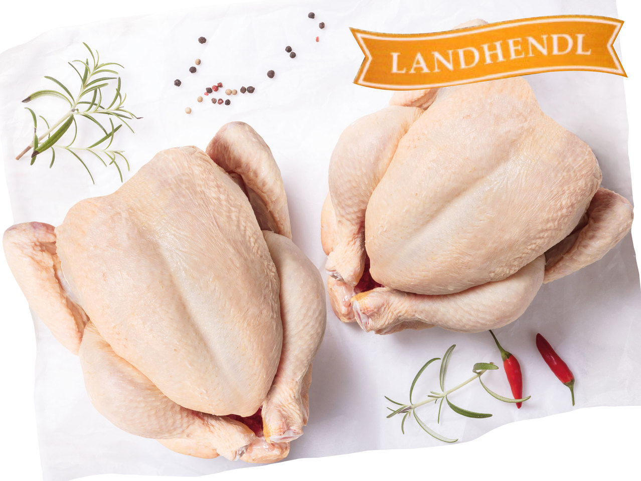 LANDHENDL Frische österreichische Hendl bratfertig, 2er Pack