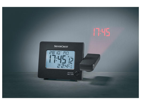 Radio Controlled Projection Alarm Clock