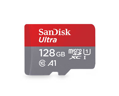 SanDisk 128GB micro SD card