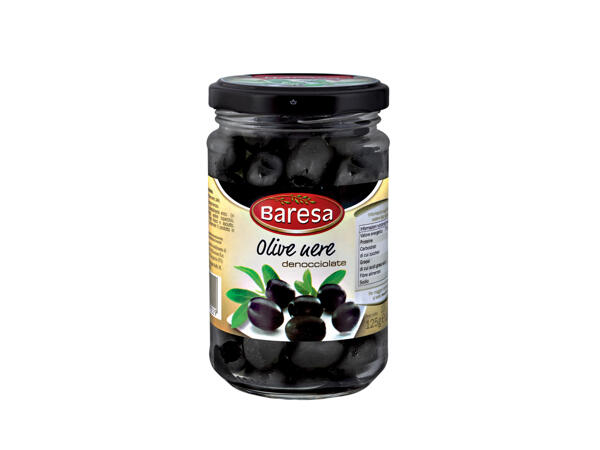 Black olives pitted