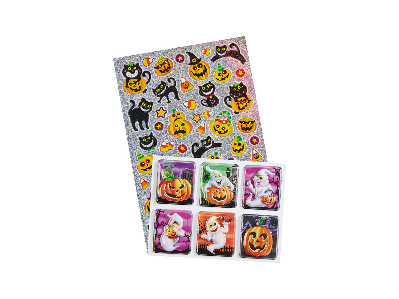 Halloweenské samolepky