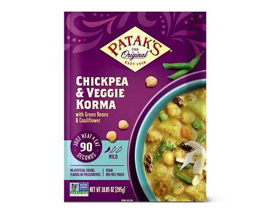 Patak's 
 Heat & Eat Vegetarian Meal Assorted Varieties