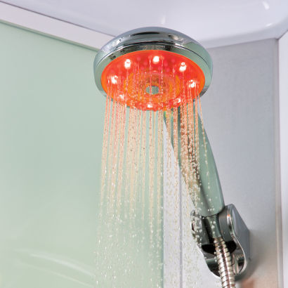 Duschkopf mit LED