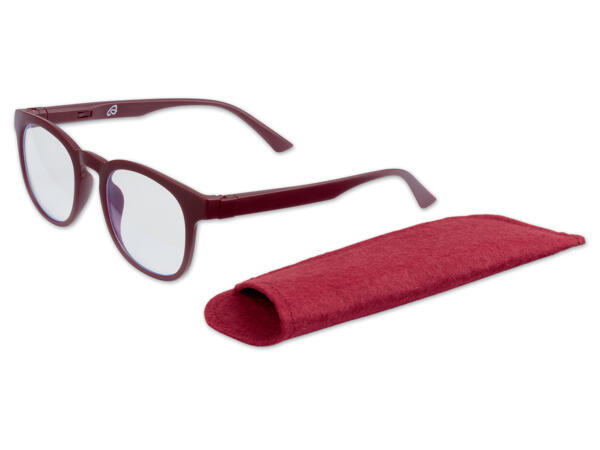 Computerbrille mit Etui