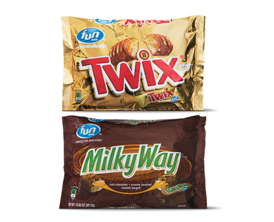 Mars Fun Size Milky Way or Twix Bars