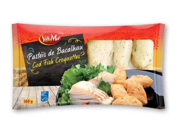 SOL & MAR Kroketter med torsk eller serranoskinke